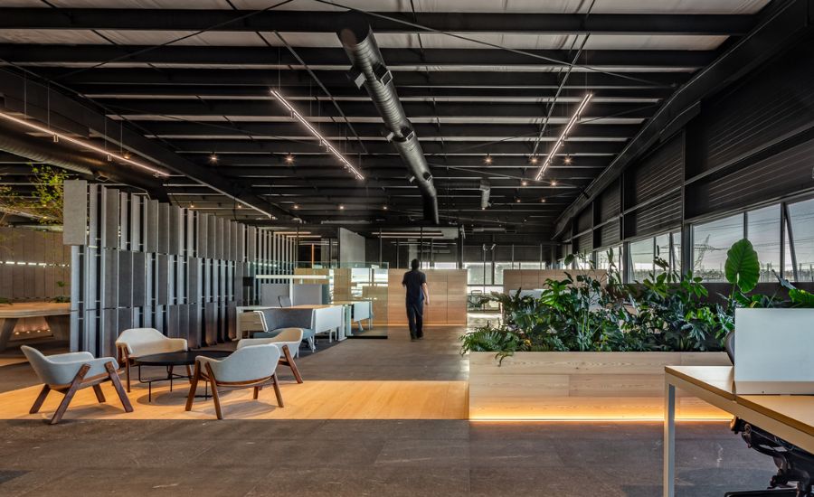 thiết kế văn phòng nhà máy