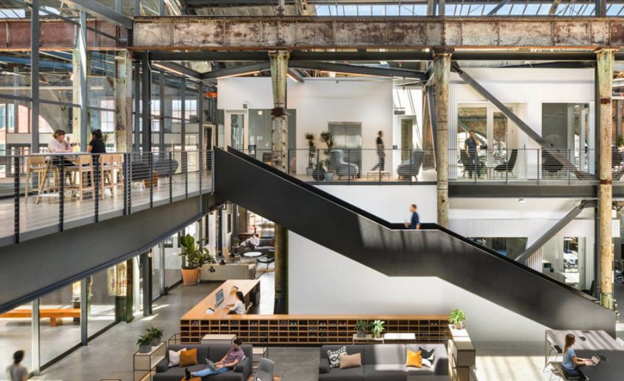 thiết kế văn phòng nhà máy