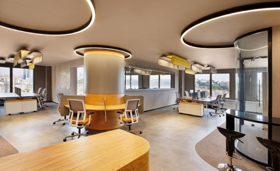 thiết kế văn phòng blockchain