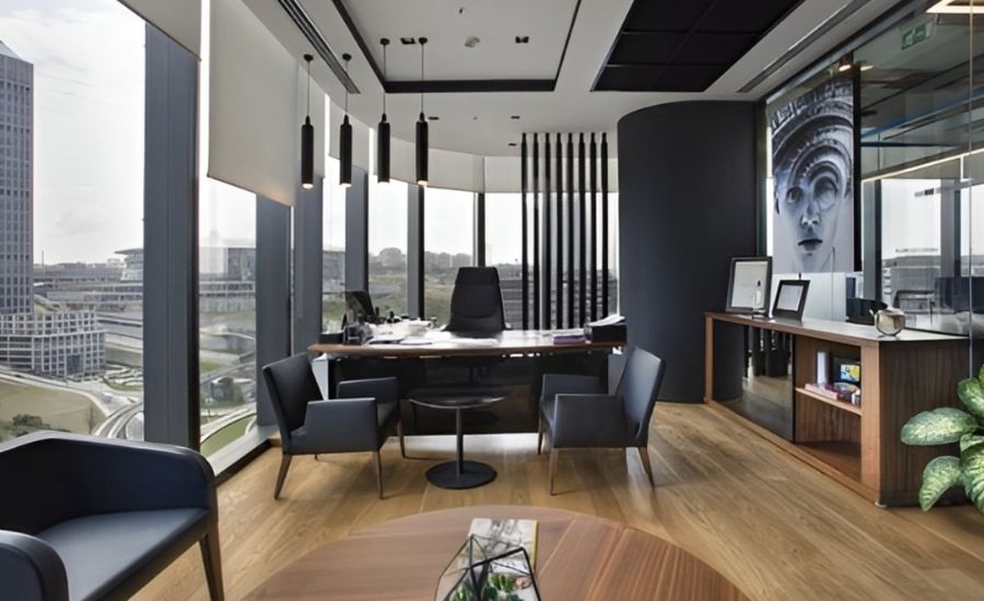 thiết kế văn phòng bất động sản