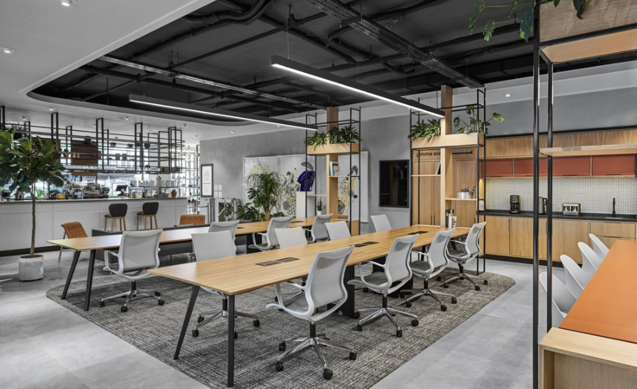 thiết kế văn phòng 100m2