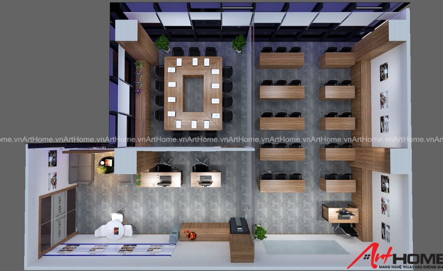 thiết kế nội thất văn phòng hà nội