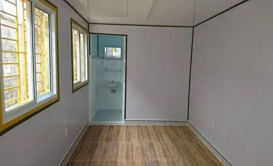 Thiết kế container văn phòng có toilet khép kín