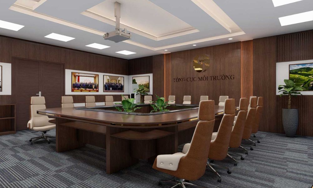 Phòng họp theo tiêu chuẩn diện tích văn phòng cần 10-15 m²