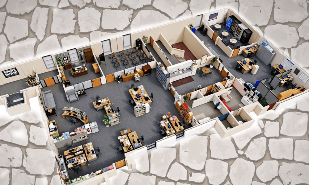 Văn phòng làm việc có diện tích tiêu chuẩn