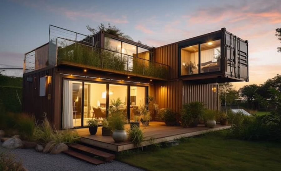 Kết hợp container trong không gian sống và làm việc