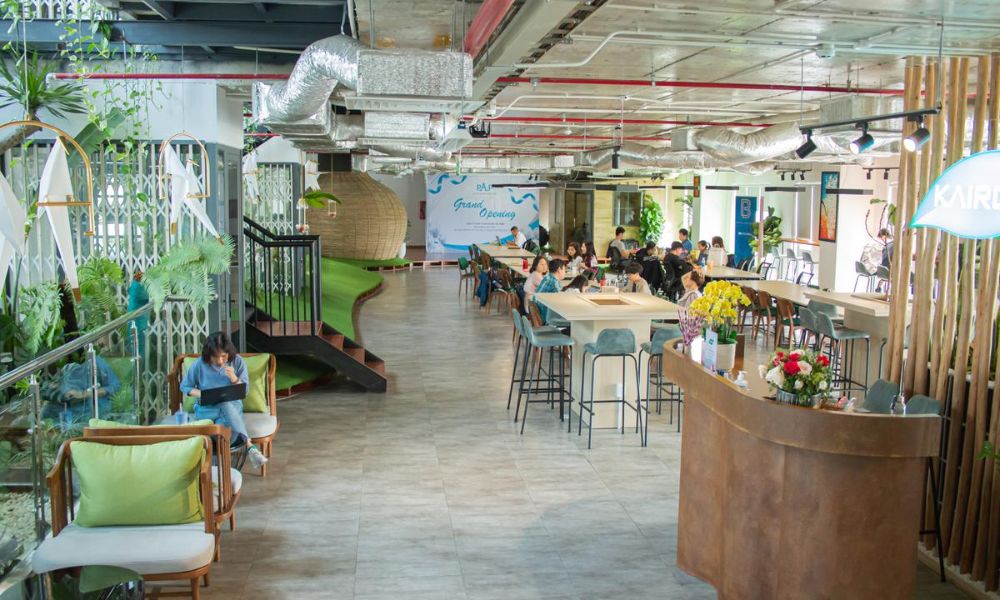 Văn phòng có thiết kế không gian hybrid