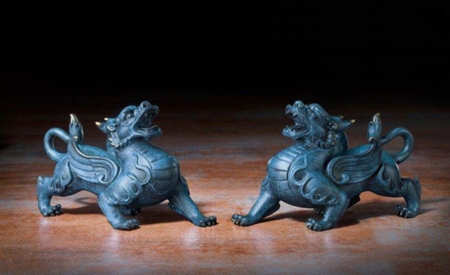 Linh vật tỳ hưu đồ phong thuỷ để bàn