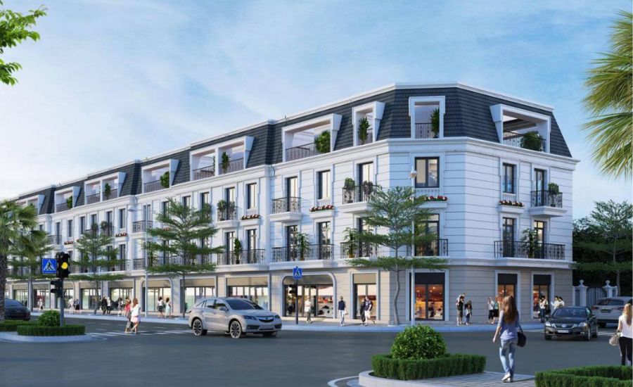 Mẫu nhà shophouse có số lượng hạn chế nên giá cả cao