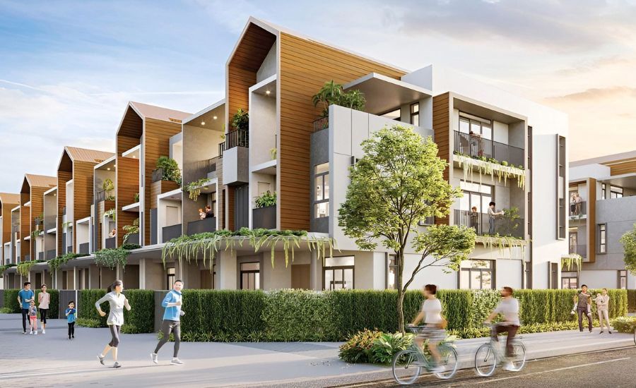 Mẫu nhà shophouse phong cách Scandinavian