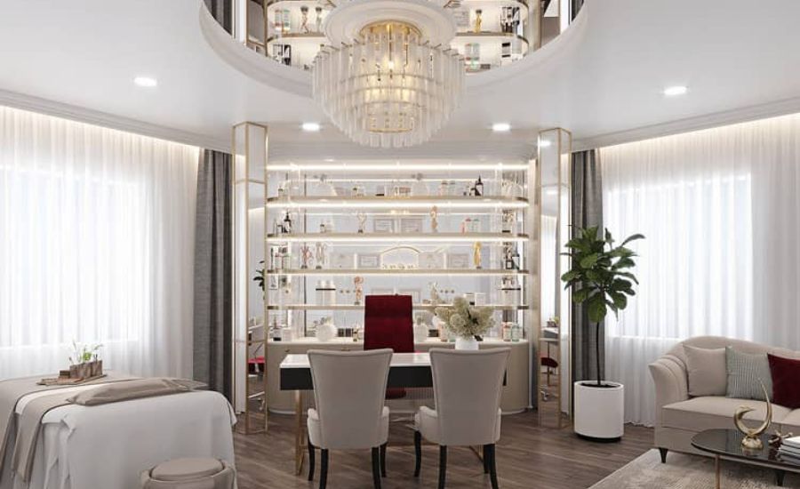 Mẫu thiết kế spa cổ điển