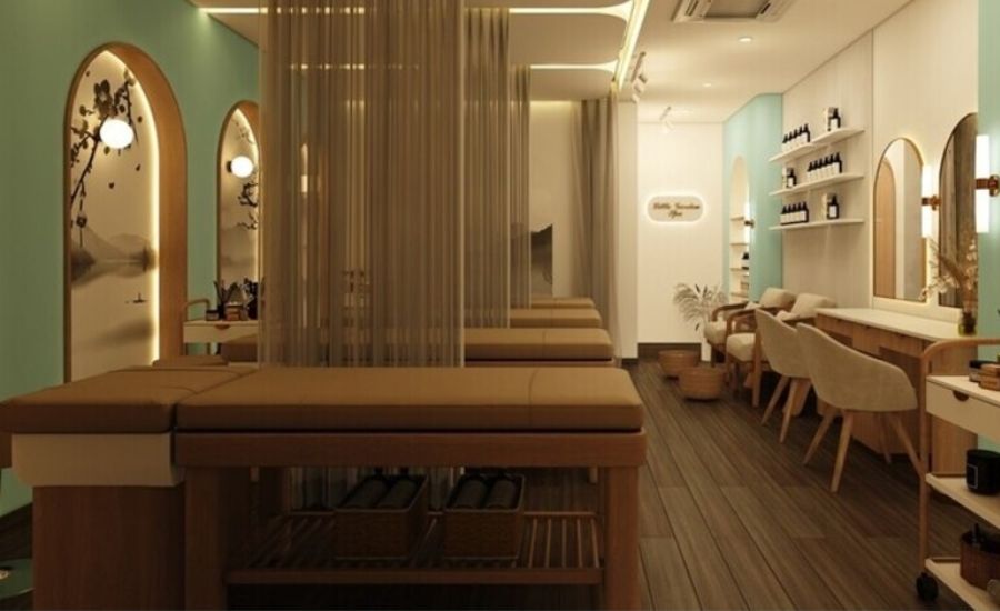 Mẫu thiết kế spa Nhật Bản