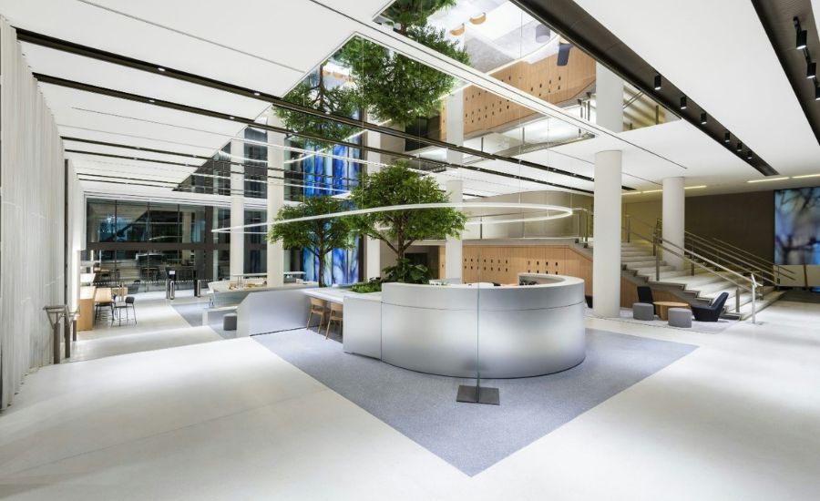 thiết kế văn phòng blockchain