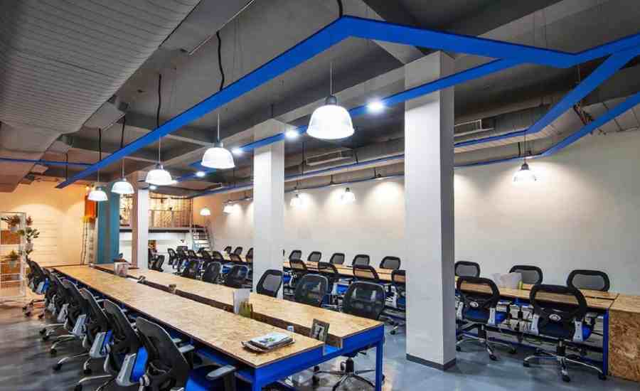 Thiết kế coworking Space phong cách Công nghiệp