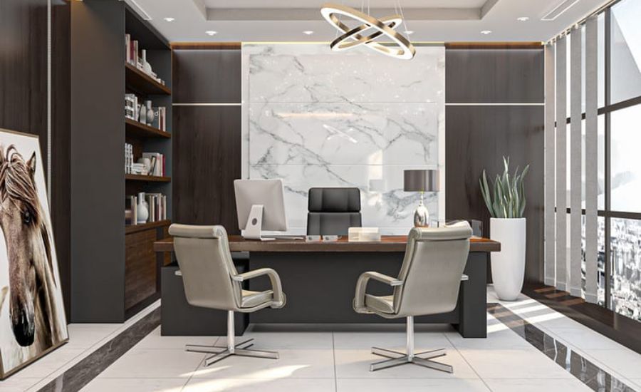 thiết kế phòng làm việc giám đốc