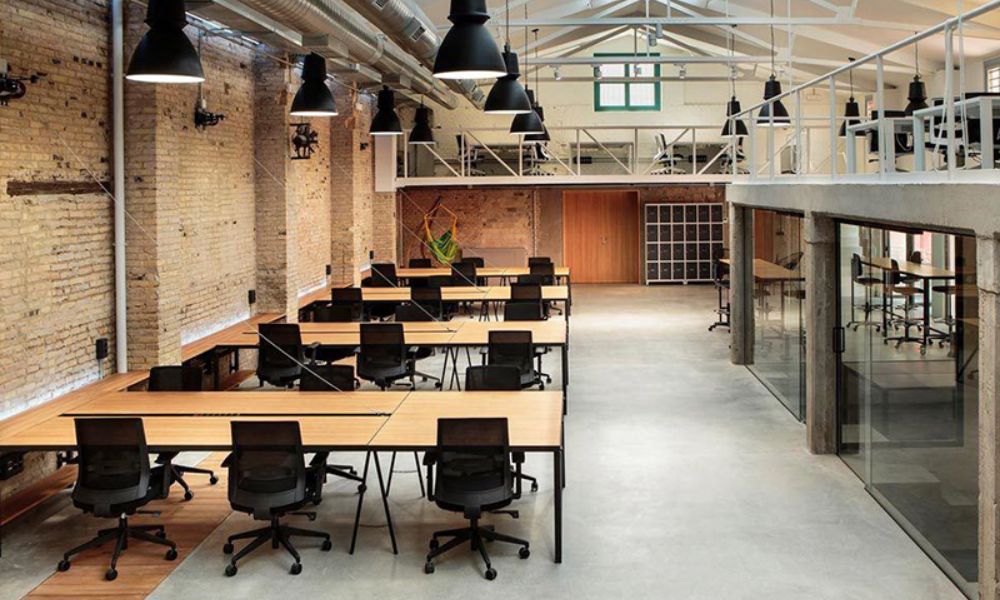 Phong cách thiết kế văn phòng công nghiệp
