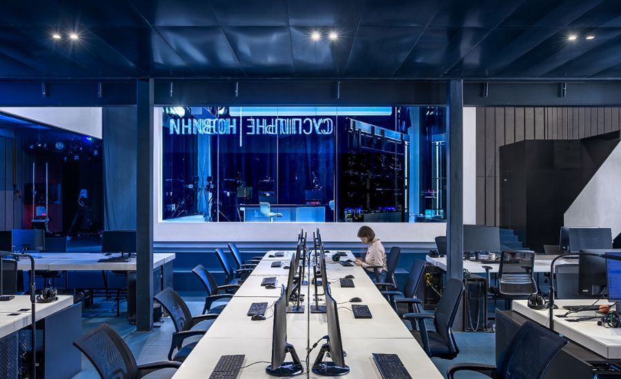 thiết kế văn phòng blockchain