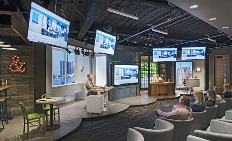 thiết kế văn phòng blockchain