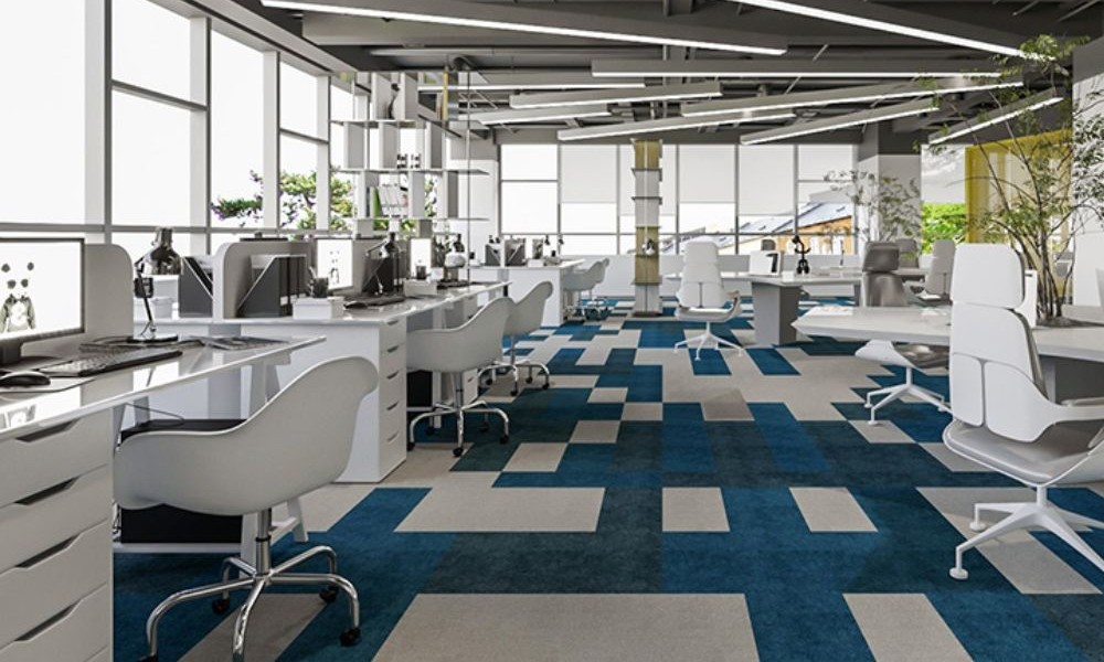 Văn phòng có thiết kế không giang rộng rãi, linh hoạt