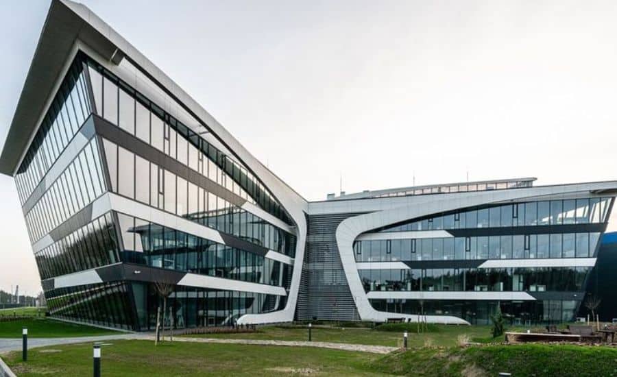 Thiết kế mặt tiền văn phòng sáng tạo