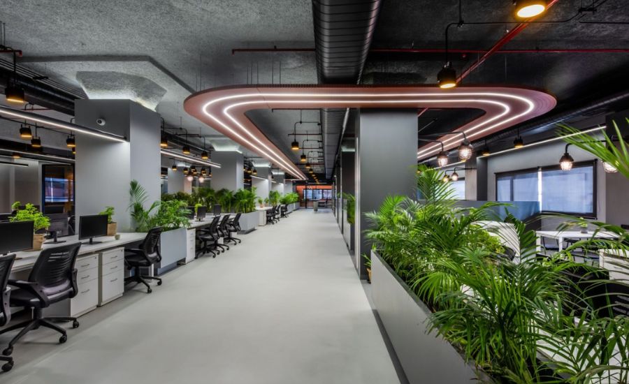 thiết kế văn phòng bất động sản