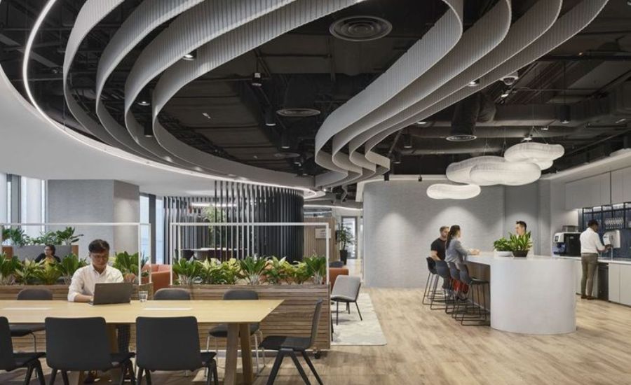 Thiết kế văn phòng hiện đại đa chức năng