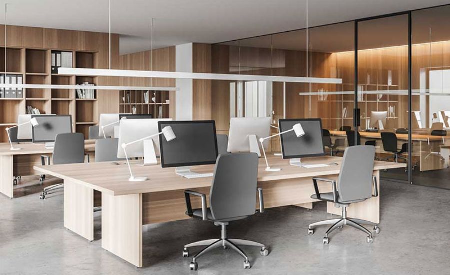 thiết kế văn phòng kết hợp