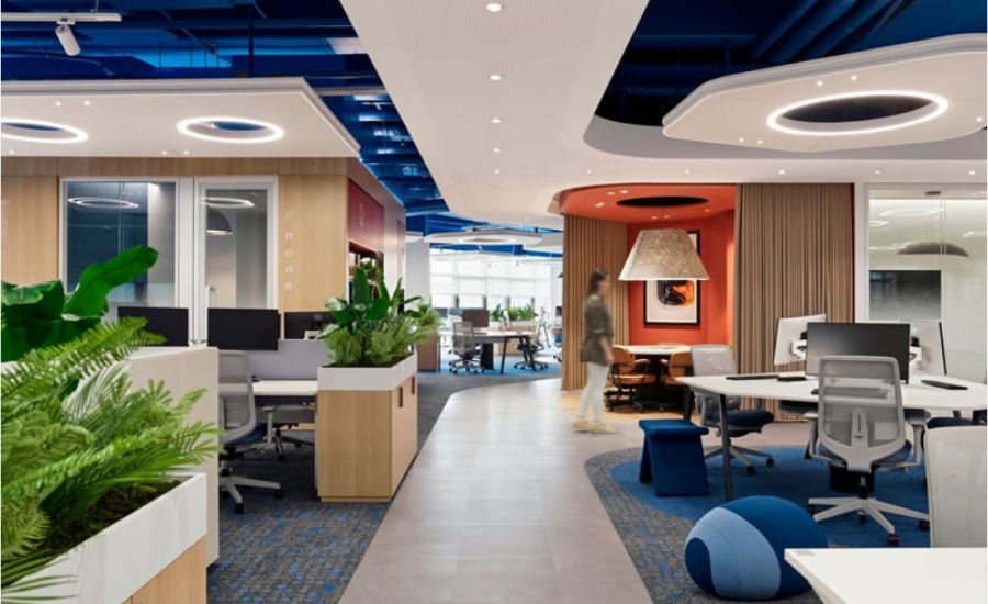 Thiết kế văn phòng marketing nhận diện thương hiệu