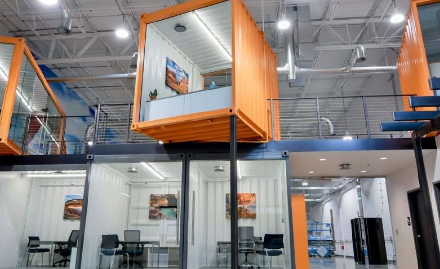 Thiết kế văn phòng nhà máy từ Container