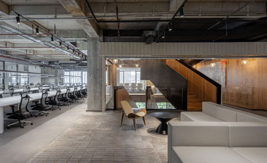 Thiết kế văn phòng nhà máy từ 100m2 đến 500m2