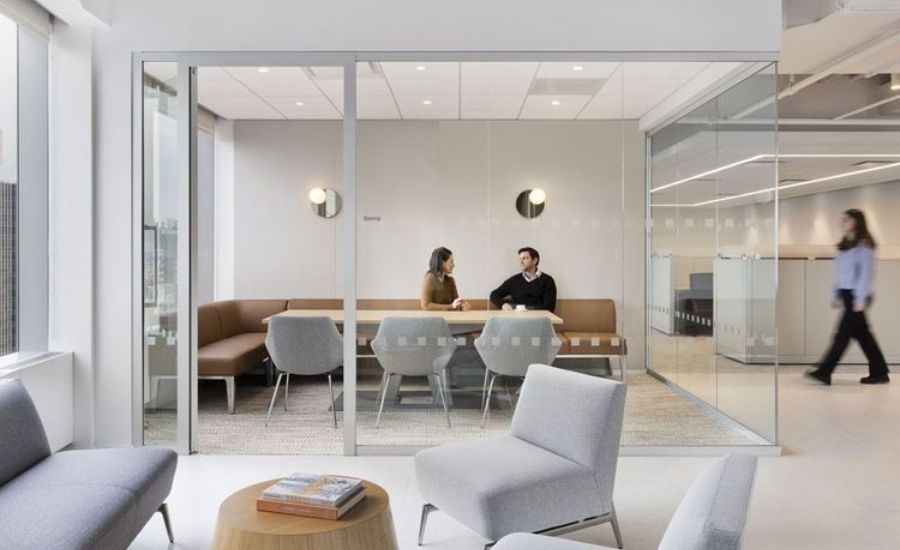 Thiết kế văn phòng phong cách tối giản