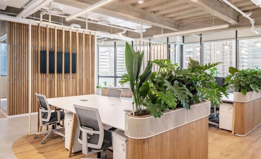 Thiết kế văn phòng vật liệu thân thiện với môi trường