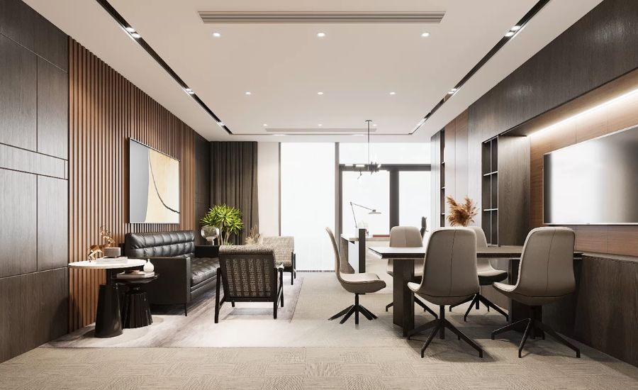 thiết kế văn phòng bất động sản