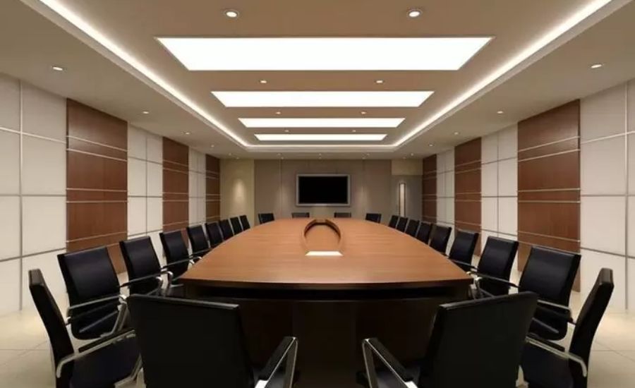 trần thạch cao trong văn phòng