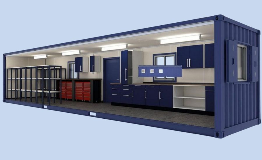 Văn phòng starup và doanh nghiệp nhỏ ứng dụng container văn phòng