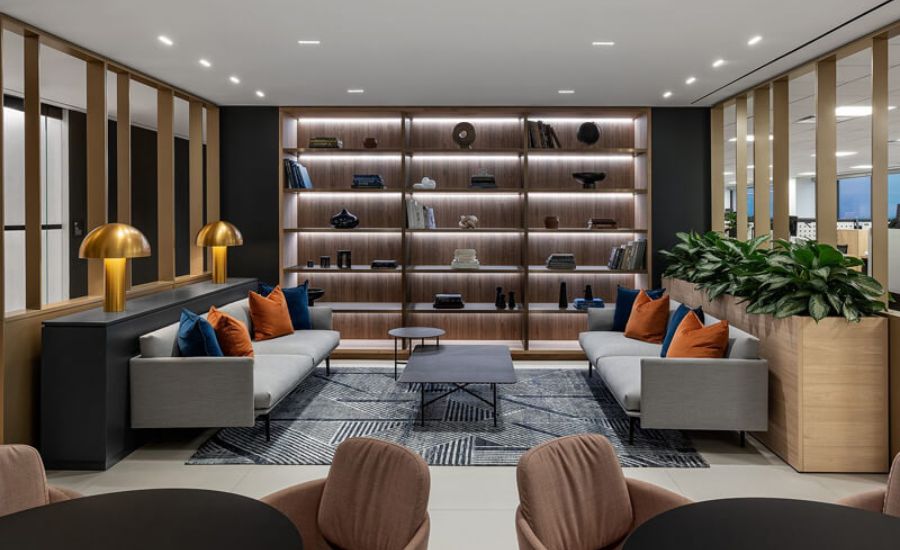 Mẫu thiết kế văn phòng tài chính sang trọng hiện đại