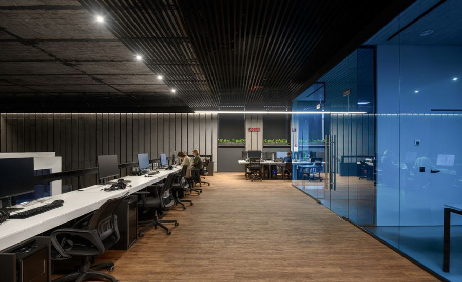 thiết kế văn phòng blockchain