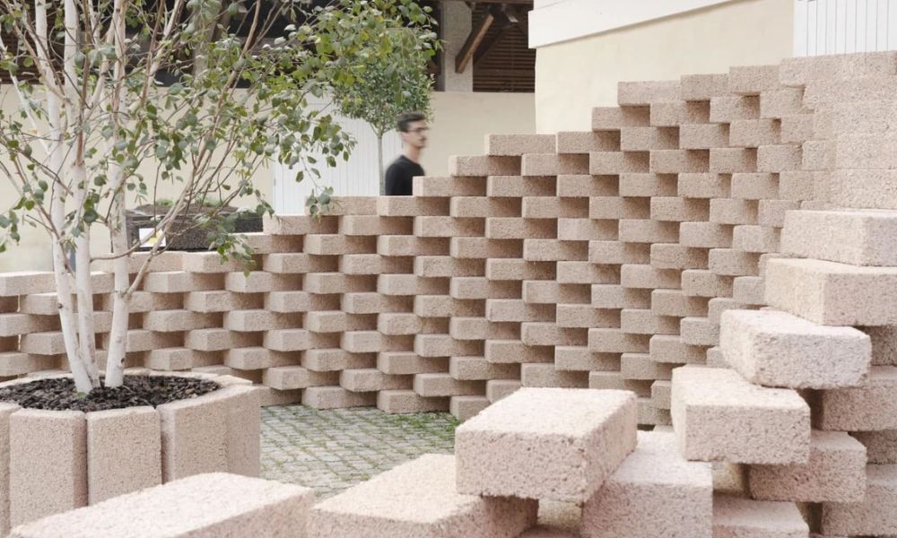 Văn phòng có thiết kế sử dụng vật liệu bền vững