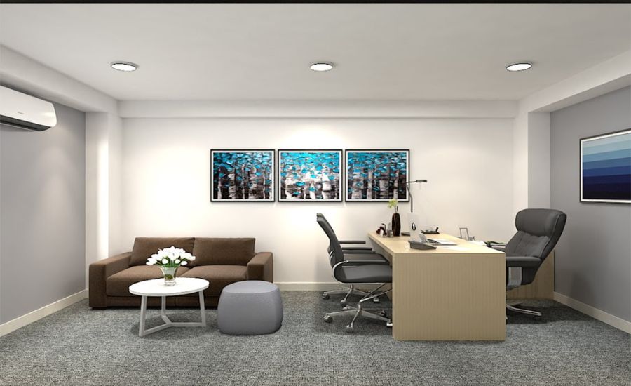 thiết kế phòng làm việc giám đốc