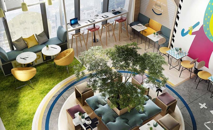 Ý tưởng thiết kế văn phòng không Coworking Space sáng tạo