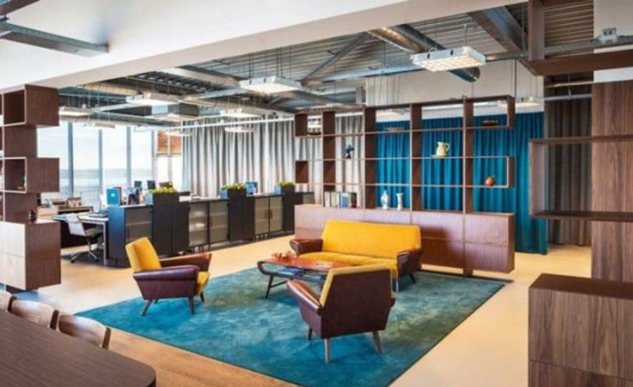 Ý tưởng thiết kế văn phòng không Retro sáng tạo