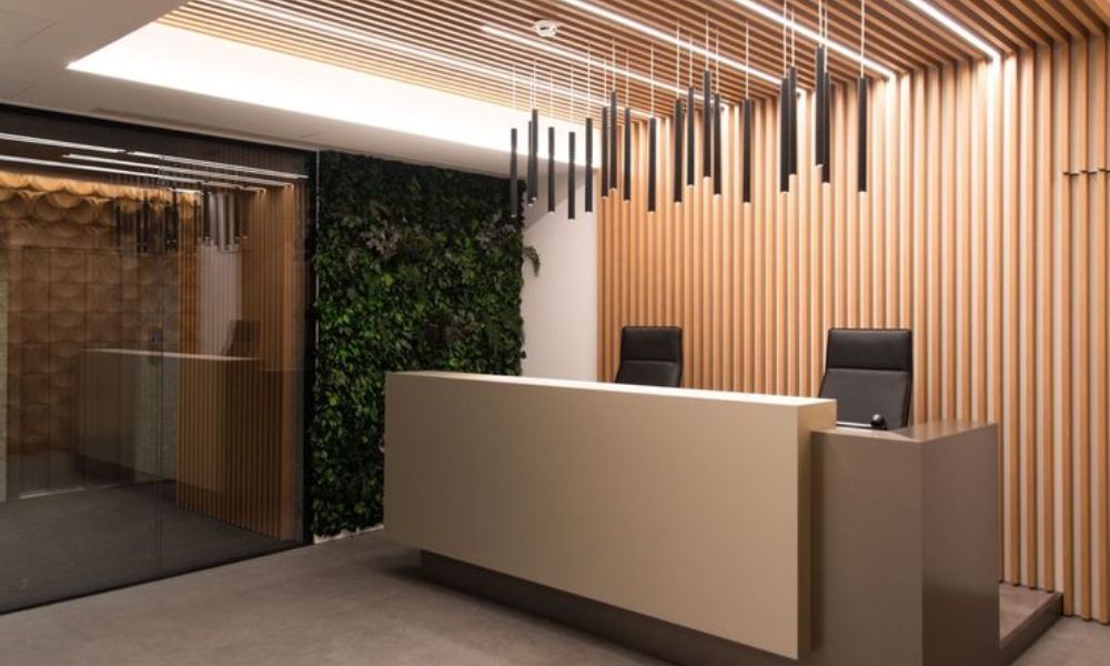 Thiết kế nội thất khu vực lễ tân