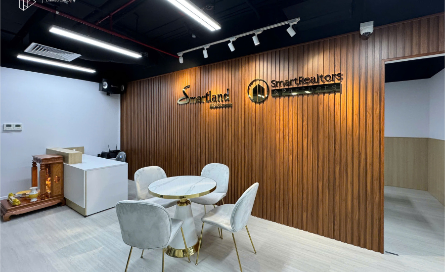 Thiết kế thi công nội thất quầy lễ tân