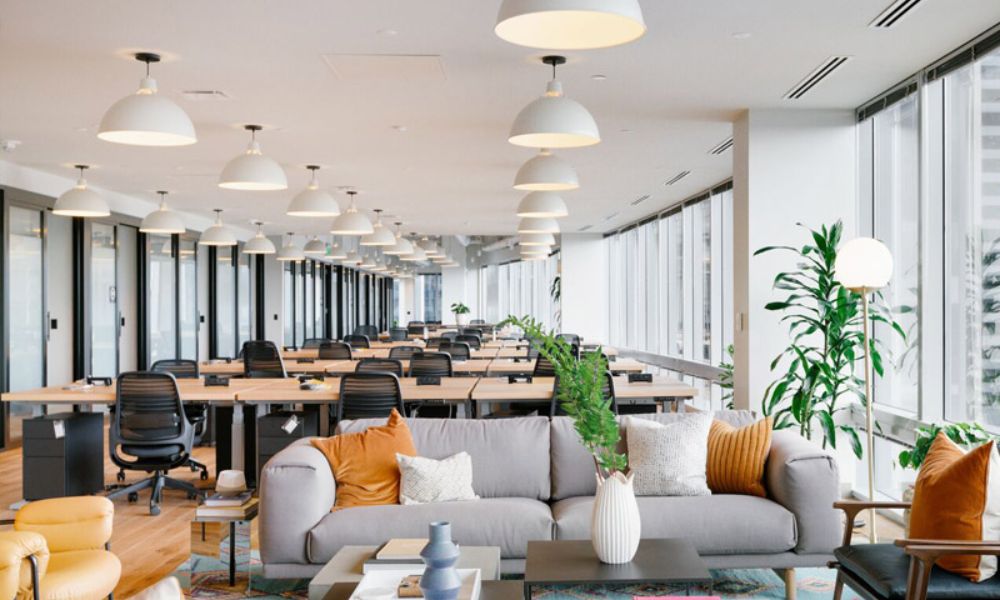 Mẫu thiết kế văn phòng không gian chia sẻ