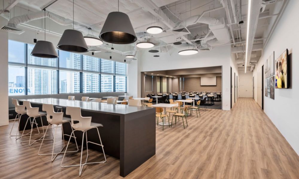 Mẫu văn phòng làm việc diện tích trên 2000m2