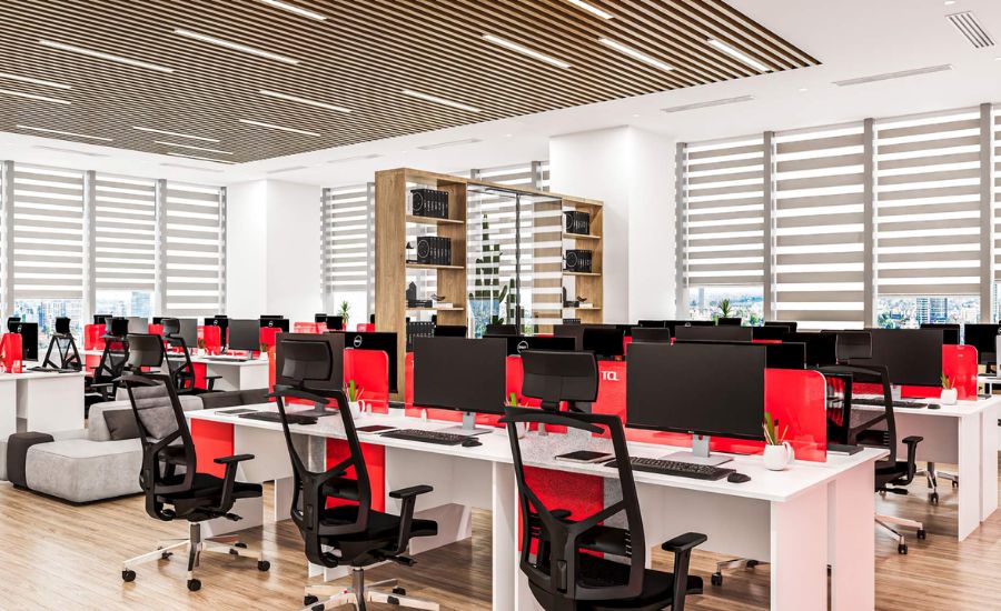 Ý tưởng thiết kế văn phòng mở - Không gian linh hoạt