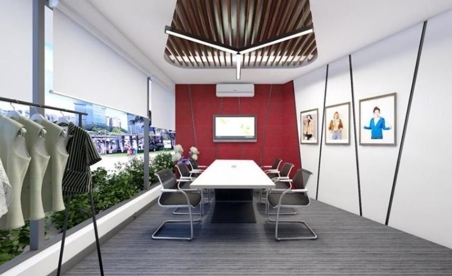 Xu hướng văn phòng thiết kế thời trang kết hợp không gian xanh