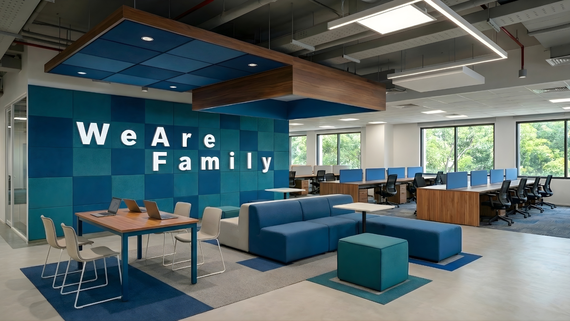 Văn phòng mở hiện đại